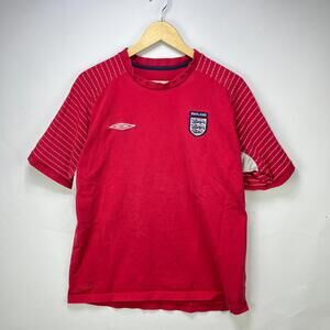 Vintage Umbro England Soccer Football Y2K T-Shirt XL